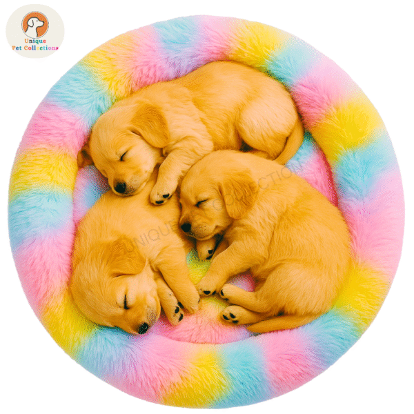 Soft Fluffy Donut Cuddler Bed - Image 2