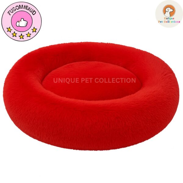 Premium Round Dog Bed – Soft & Cozy Pet Sleeping Cushion - Image 4