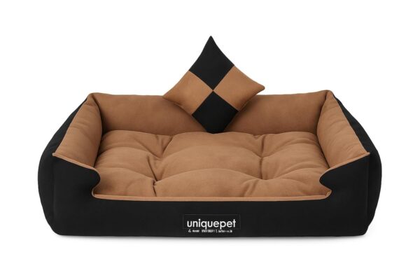Velvet Dog and Cat Sofa Bed - Image 3