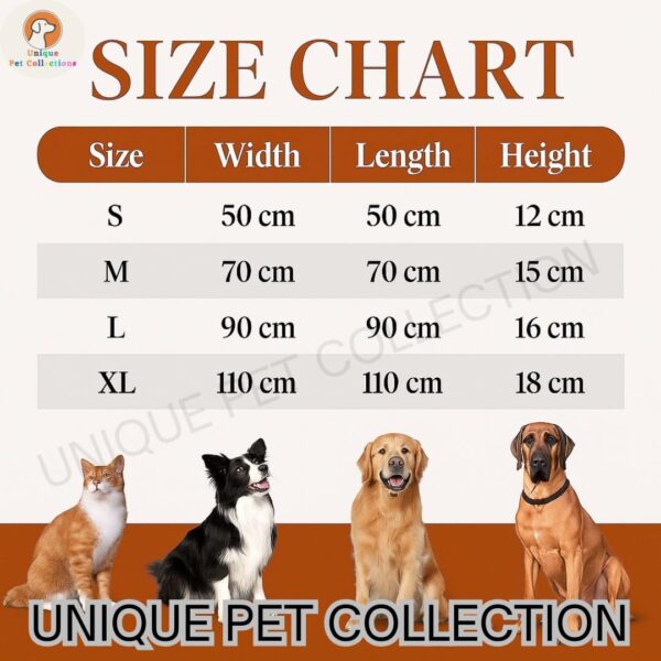 Premium Round Dog Bed – Soft & Cozy Pet Sleeping Cushion - Image 6